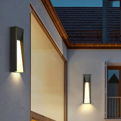 Applique Murale Extérieure Aluminium Noir