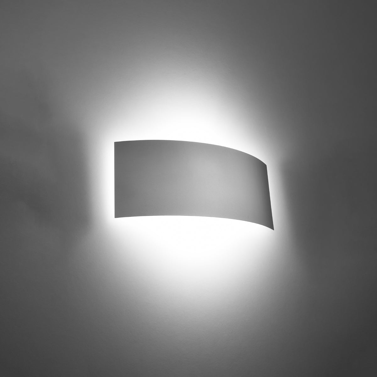[EXP] Applique Arc Murale Acier Blanc
