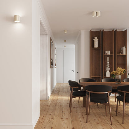 Applique Murale Aura Aluminium Cannelé Beige