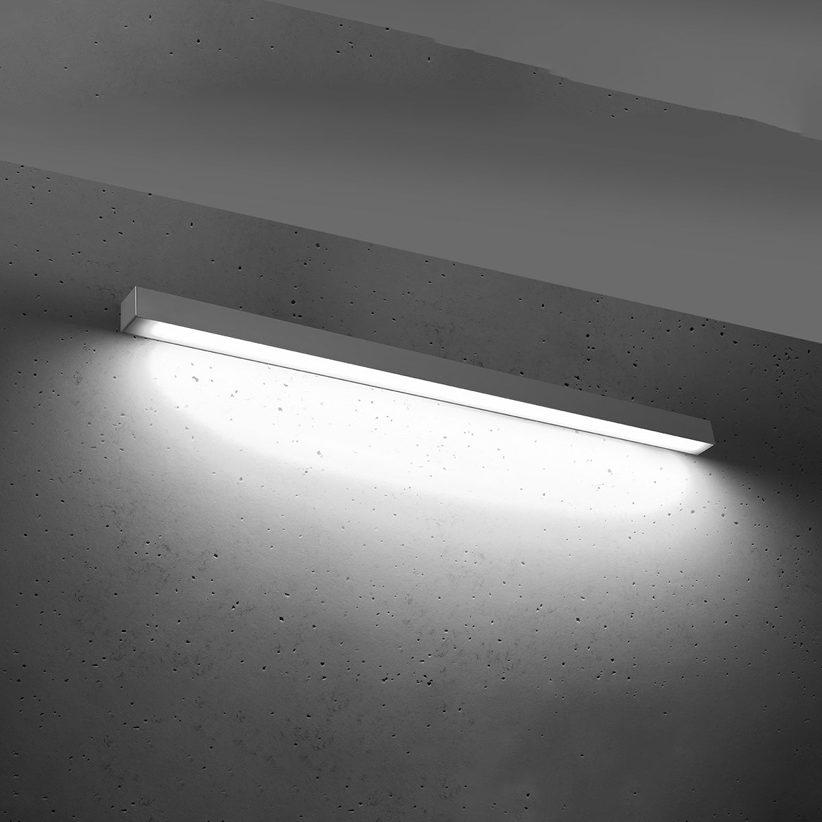 Applique Barre Moderne LED Aluminium 118 cm Grise