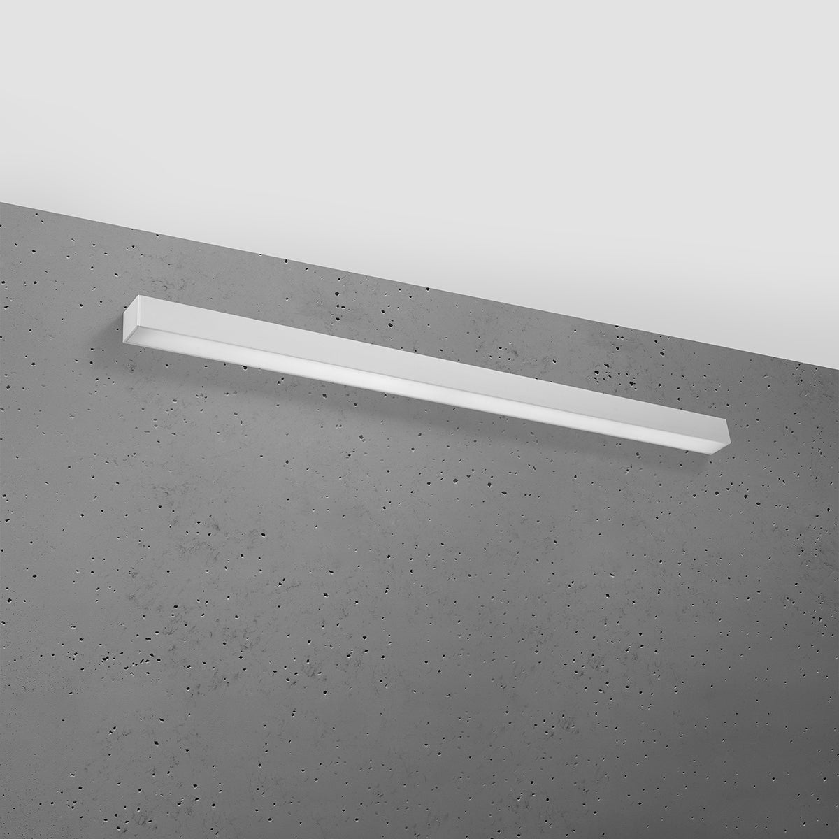 Applique Barre Moderne LED Aluminium 118 cm Grise