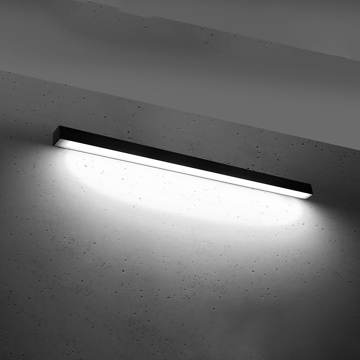 Applique Barre Moderne LED Aluminium 118 cm Noire