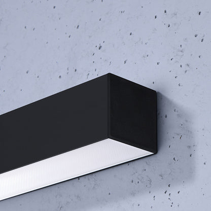 Applique Barre Moderne LED Aluminium 118 cm Noire