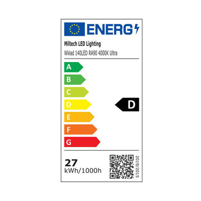 Applique Barre Moderne LED Aluminium 118 cm Noire