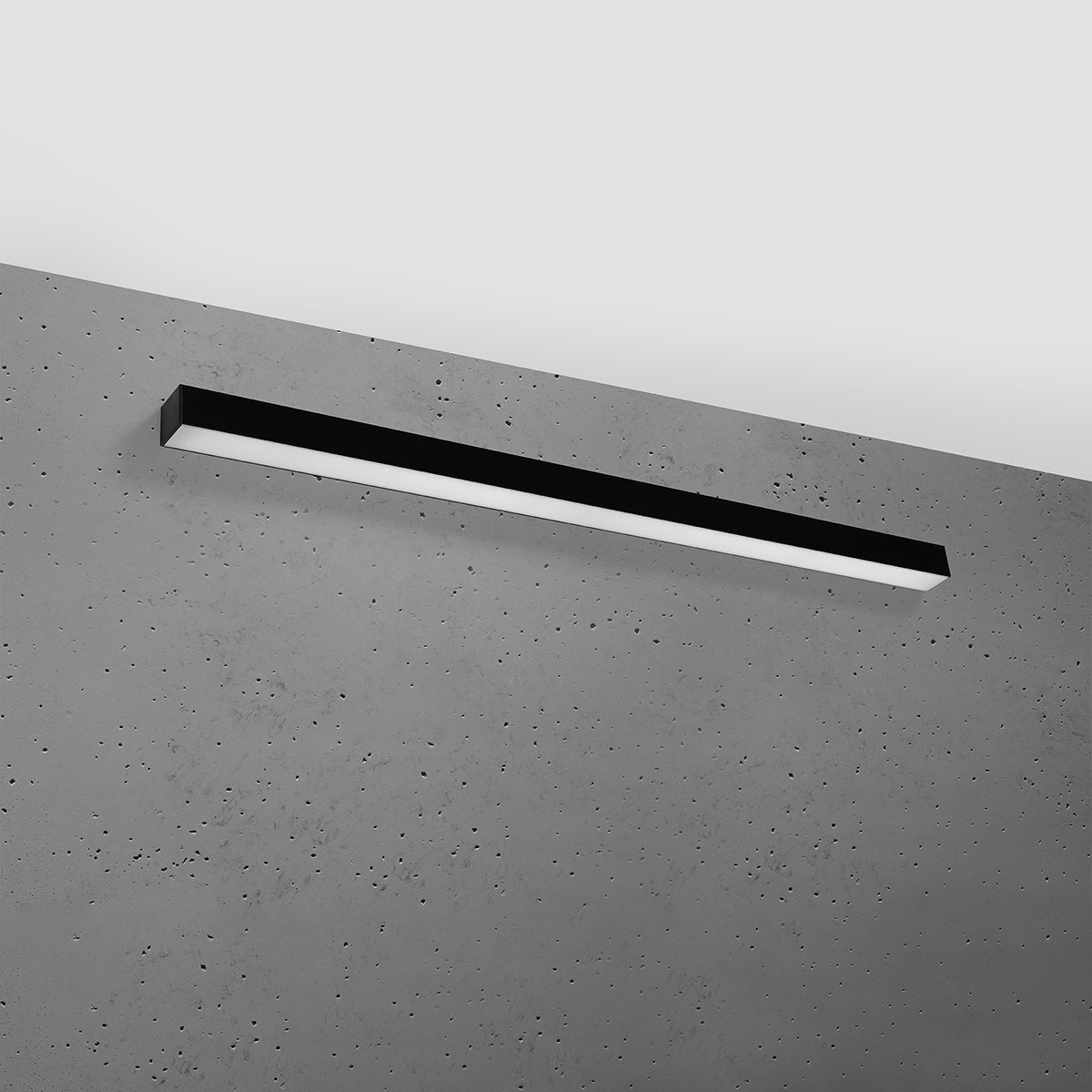 Applique Barre Moderne LED Aluminium 118 cm Noire
