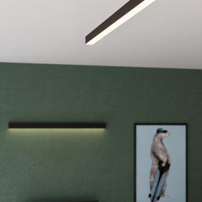 Applique Barre Moderne LED 150 cm Aluminium Noir