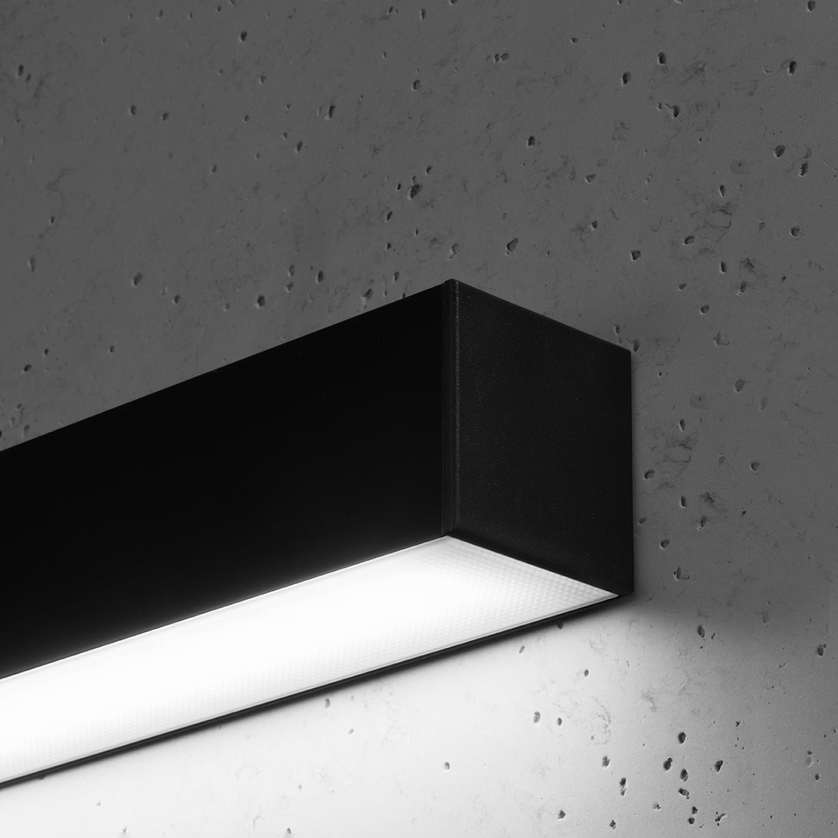Applique Barre Moderne LED 150 cm Aluminium Noir