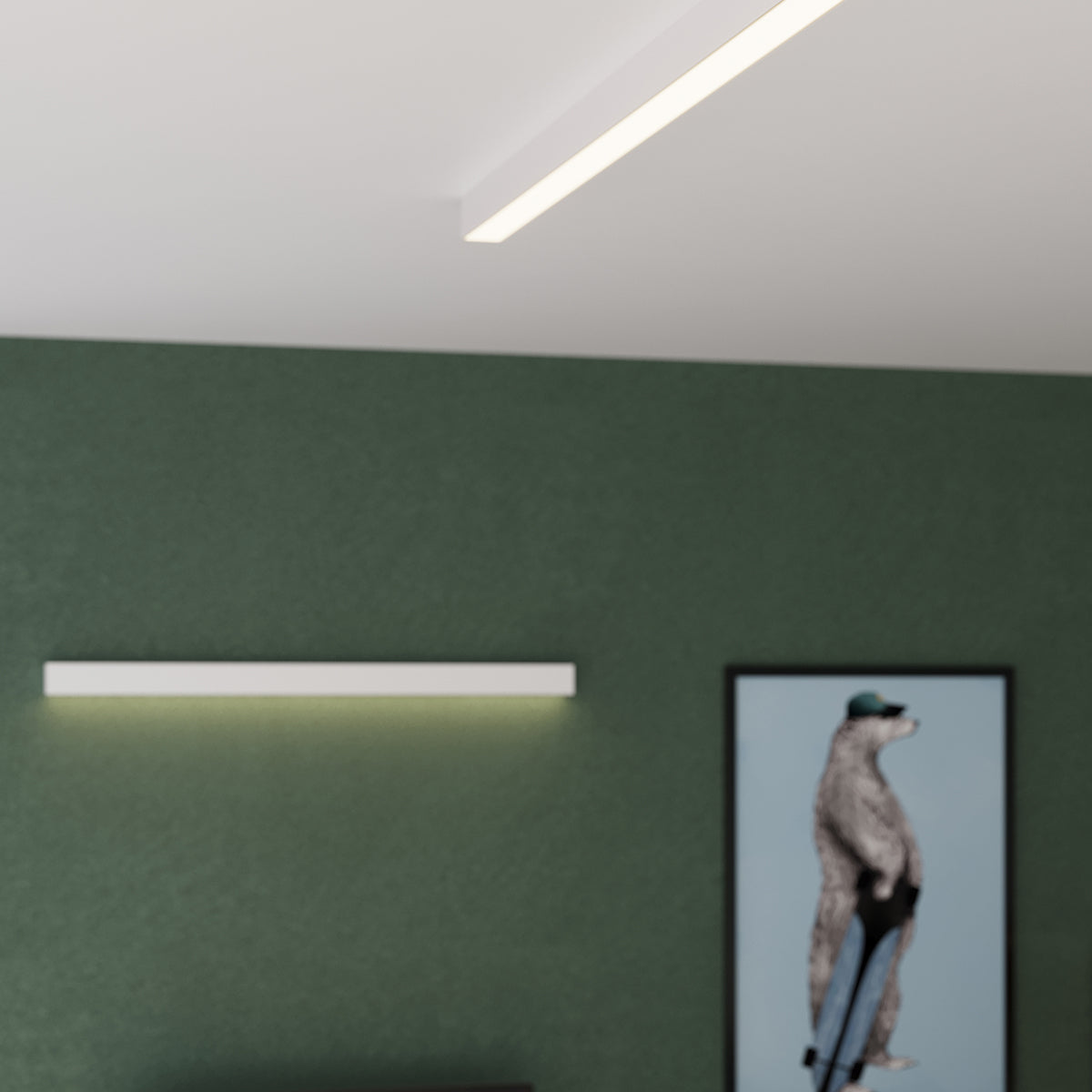 Applique Barre Moderne LED 67 cm Blanche