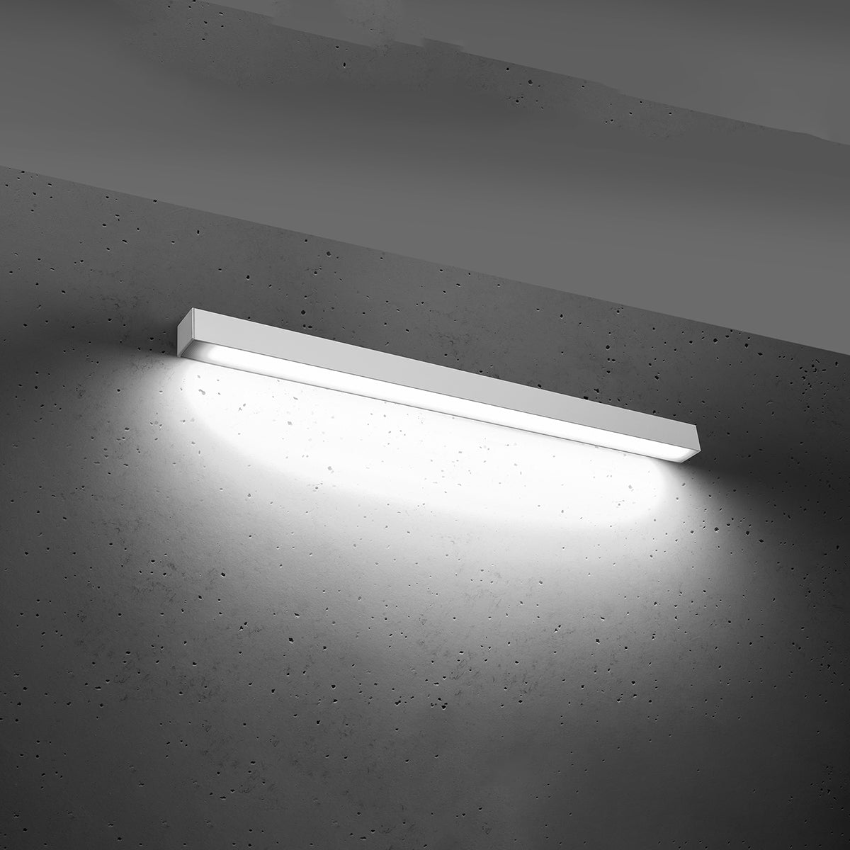 Applique Murale Linéaire LED 90 cm en Aluminium Blanc