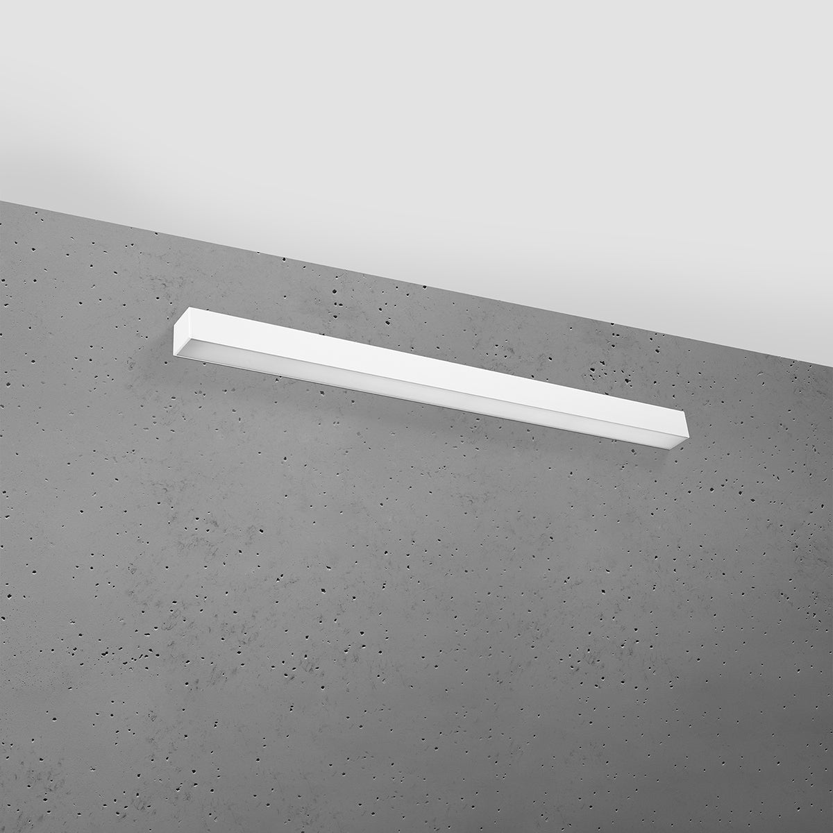 Applique Murale Linéaire LED 90 cm en Aluminium Blanc