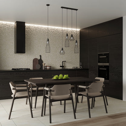 Applique Murale Cage Moderne Acier Noir