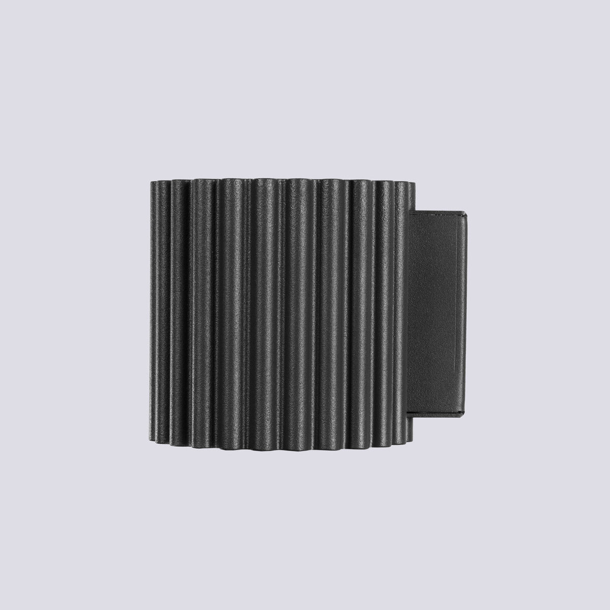 Applique Murale Aura Aluminium Cannelé Noir