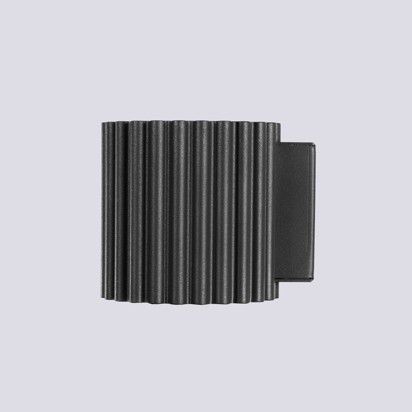 Applique Murale Aura Aluminium Cannelé Noir