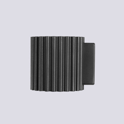 Applique Murale Aura Aluminium Cannelé Noir