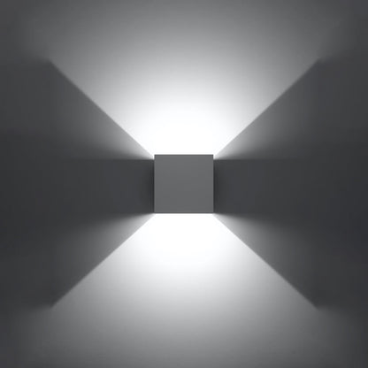 Applique Carré Blanche LED IP54