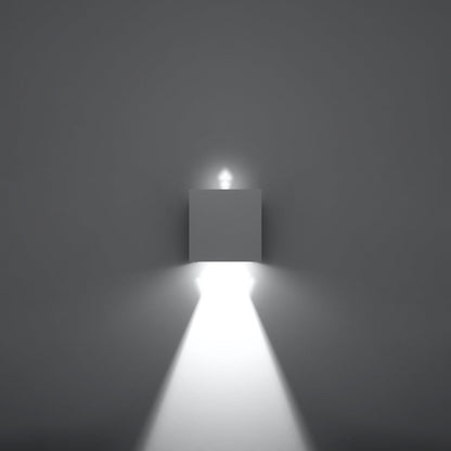 Applique Carré Blanche LED IP54