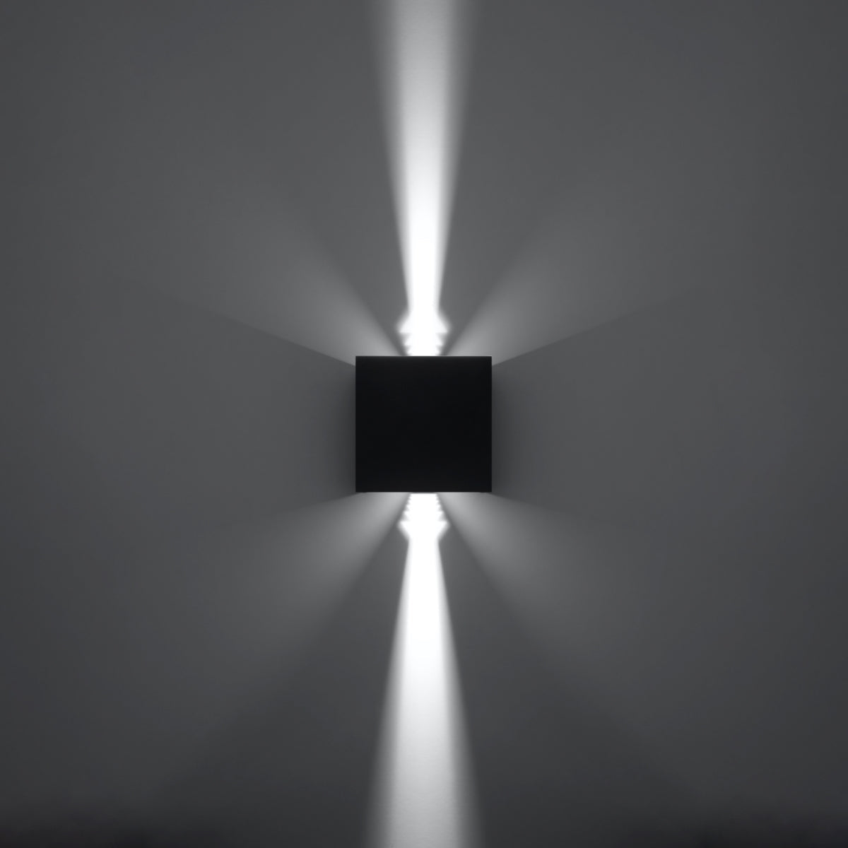 Applique Carré Noire LED IP54
