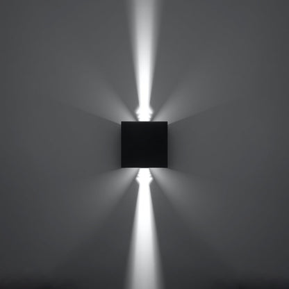Applique Carré Noire LED IP54