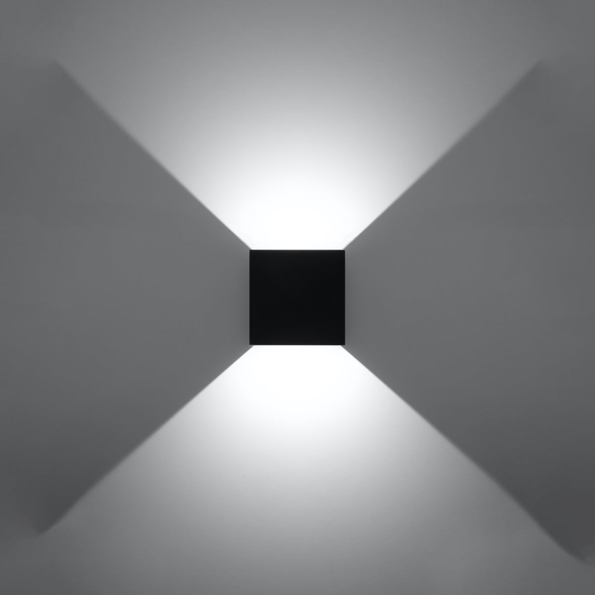 Applique Carré Noire LED IP54