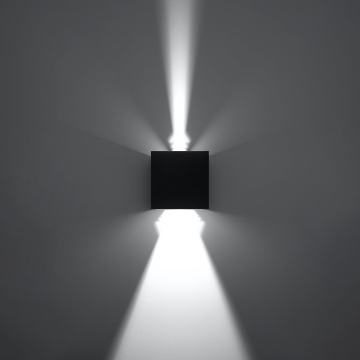 Applique Carré Noire LED IP54