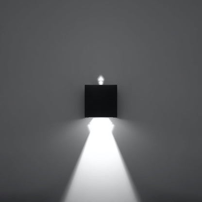 Applique Carré Noire LED IP54