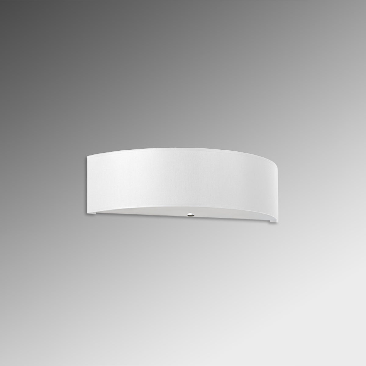Applique Cercle Plein en Tissu Blanche