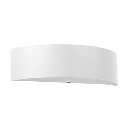 Applique Cercle Plein en Tissu Blanche