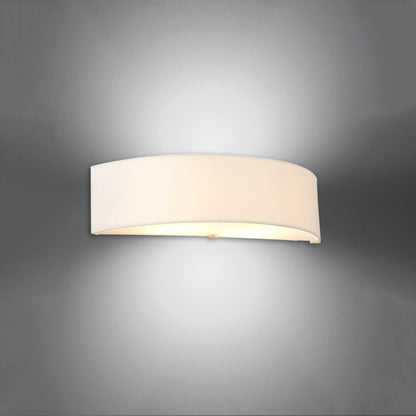 Applique Cercle Plein en Tissu Blanche