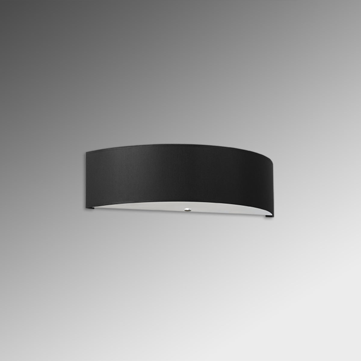 Applique Cercle Plein en Tissu Noire
