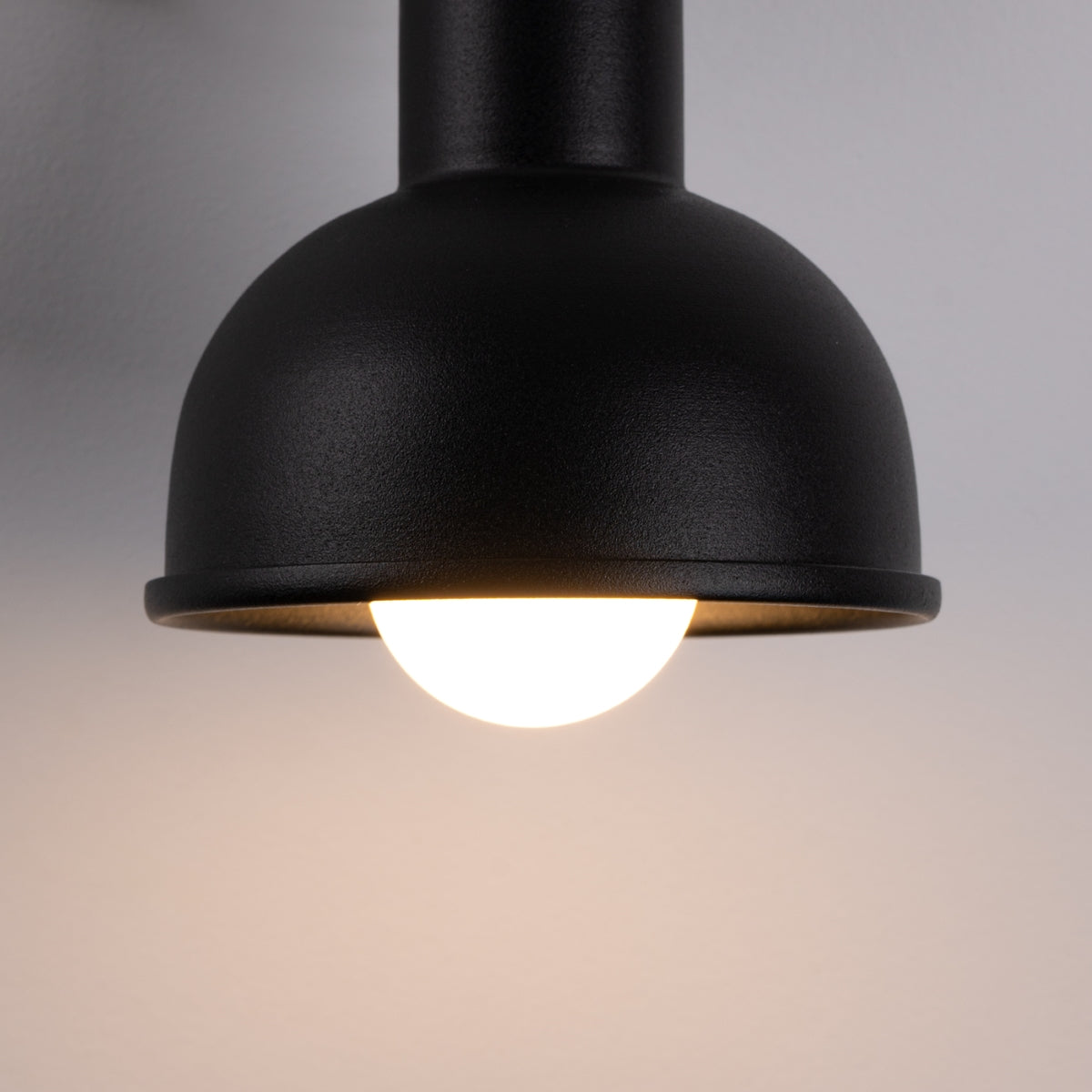 Applique Murale Cloche Réglable Elba Noir en Acier