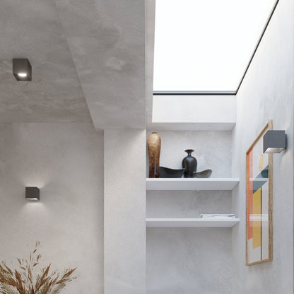 Applique Murale Cube LED Anthracite