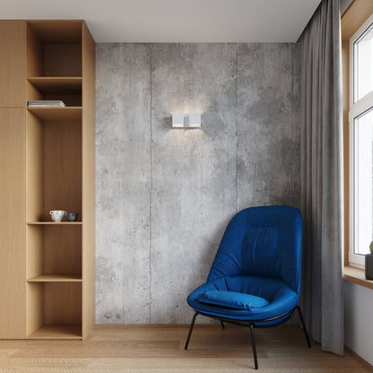 Applique Murale Cube LED 2 Feux Blanche