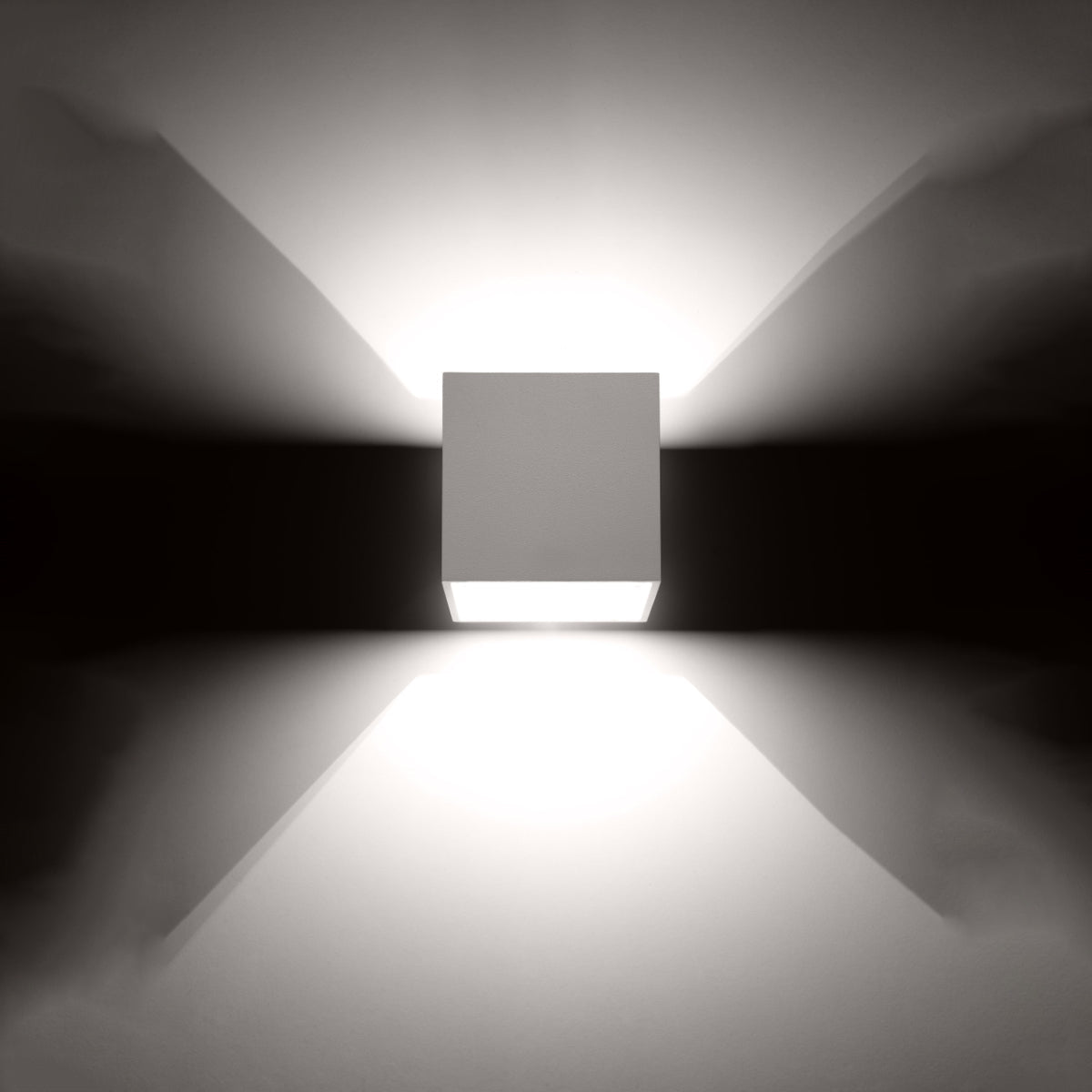 Applique Murale Cube LED Blanche