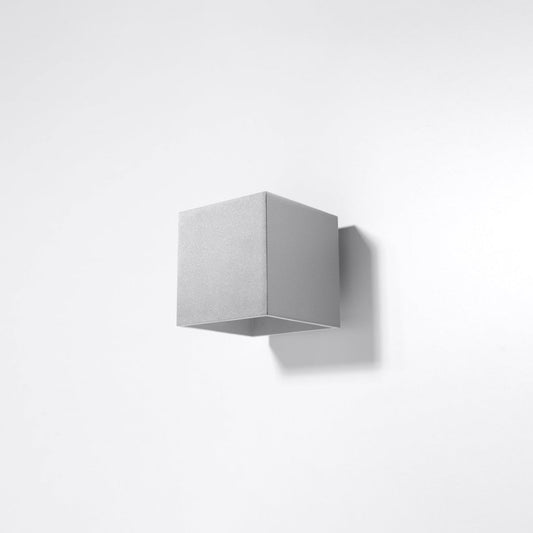 Applique Murale Cube LED Grise