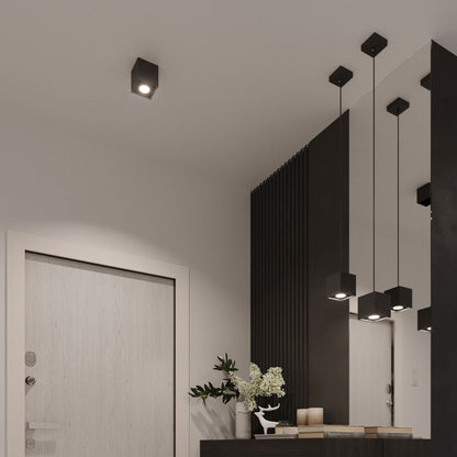 Applique Murale Cube LED Noire