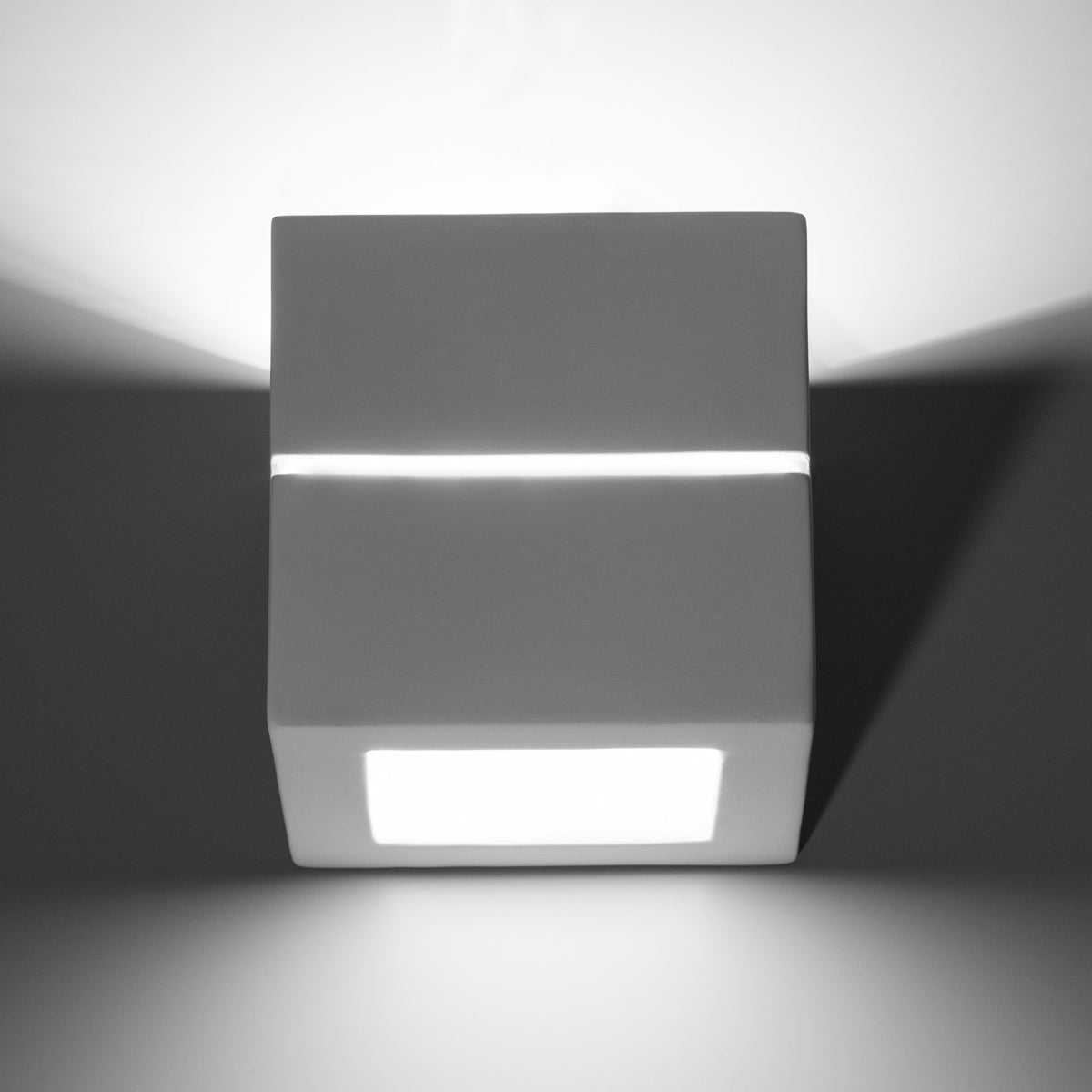 Applique Murale Cube Ligne en Céramique