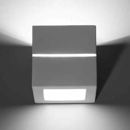 Applique Murale Cube Ligne en Céramique