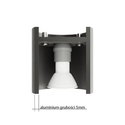 Applique Murale Cylindrique Double Blanche