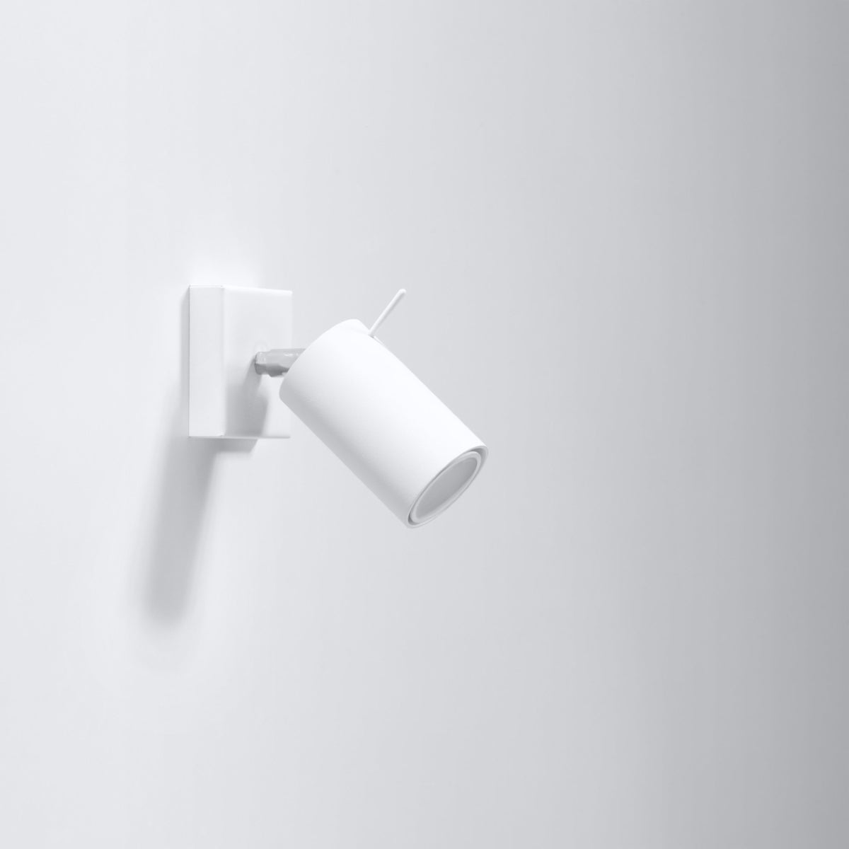 Applique Murale Directionnelle LED Acier Blanc avec Interrupteur