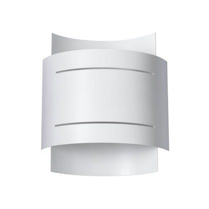 Applique Double Rampe Murale Acier Blanc