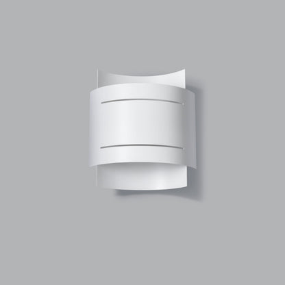 Applique Double Rampe Murale Acier Blanc