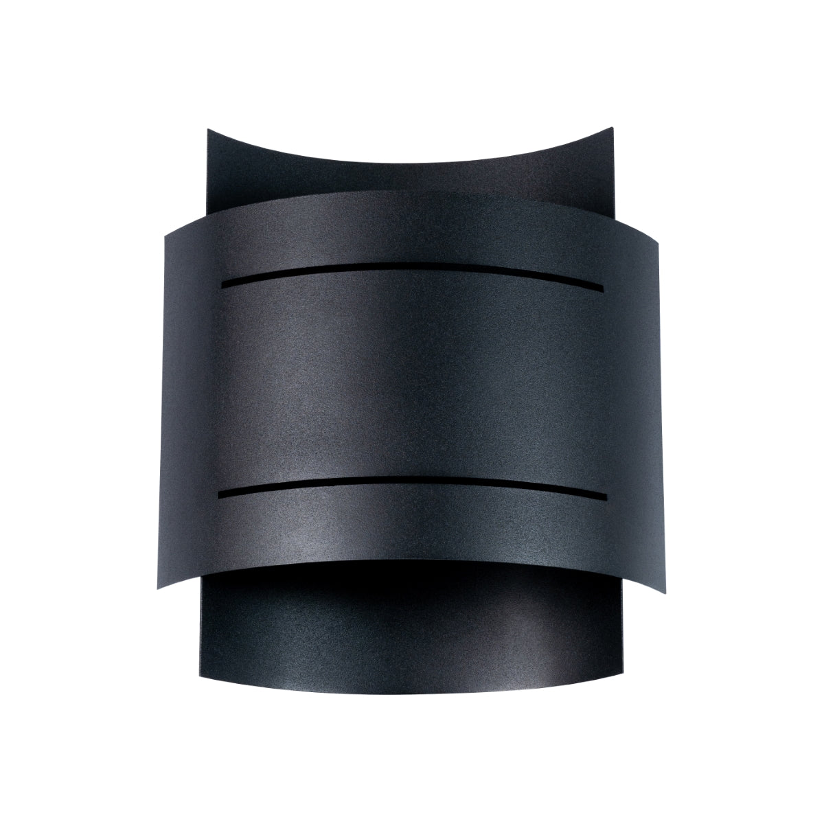 Applique Double Rampe Murale Acier Noir