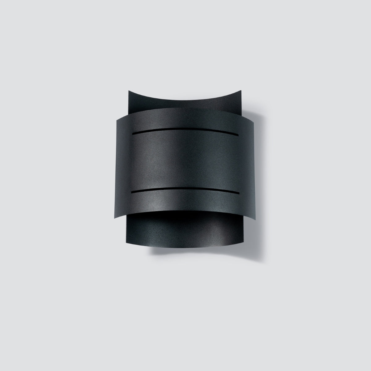 Applique Double Rampe Murale Acier Noir