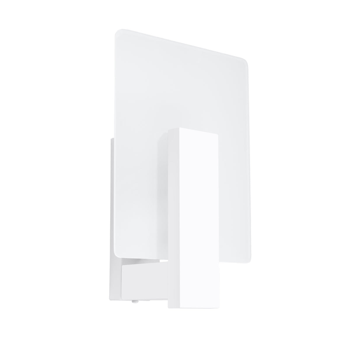 Applique Murale Envol Géométrique Bois Blanc et Verre