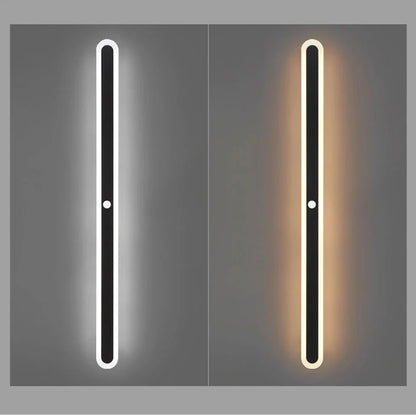 Applique Murale Extérieure LED Linéaire à Détecteur de Mouvement en Aluminium