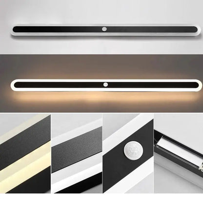Applique Murale Extérieure LED Linéaire à Détecteur de Mouvement en Aluminium