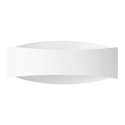 Applique Murale Fluide Ruban Acier Blanc