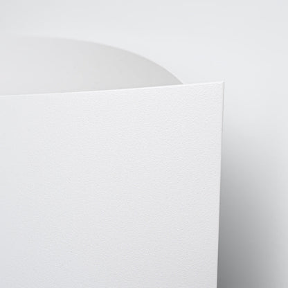Applique Murale Fluide Ruban Acier Blanc