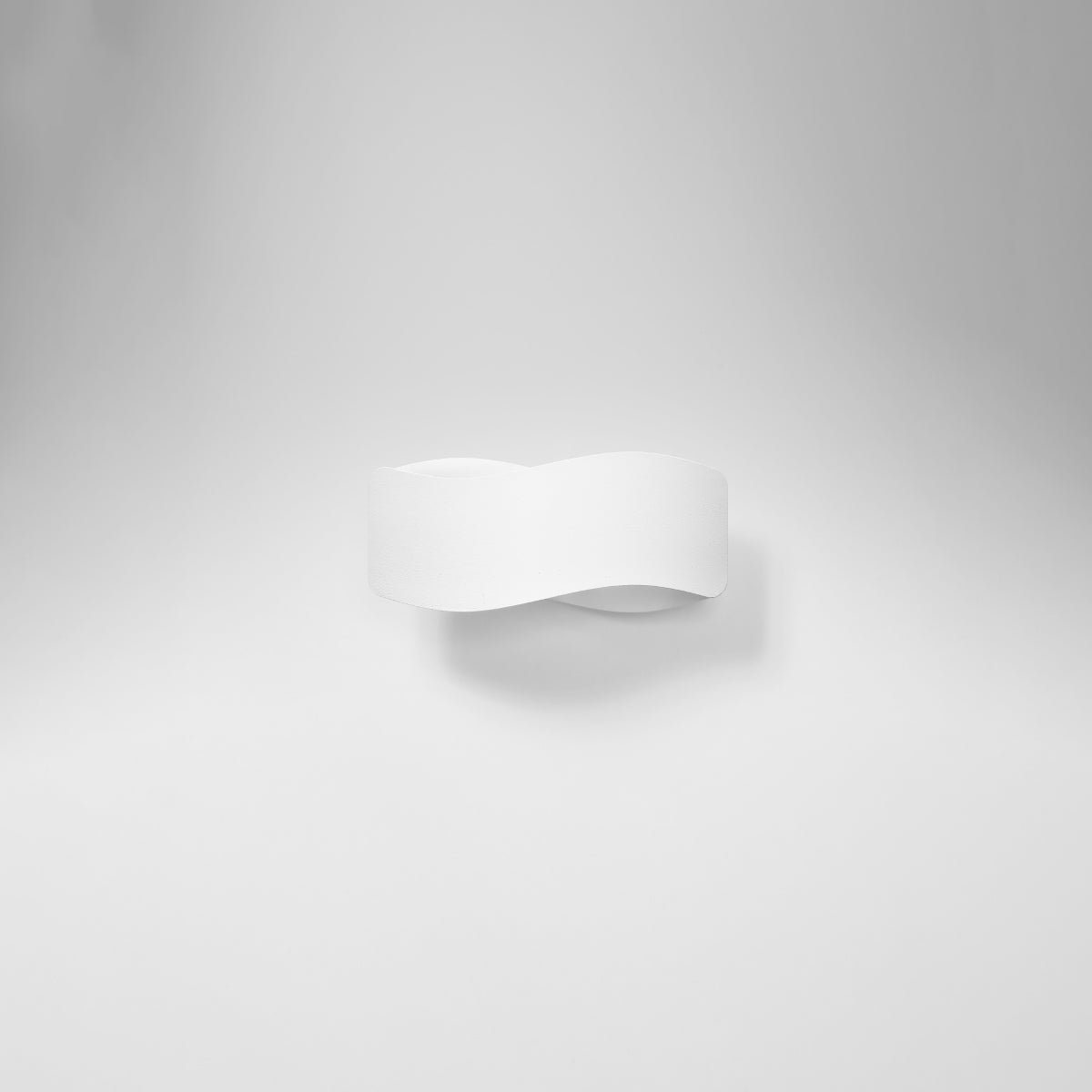 Applique Murale Flux Lumineux 30 Vague Acier Blanc