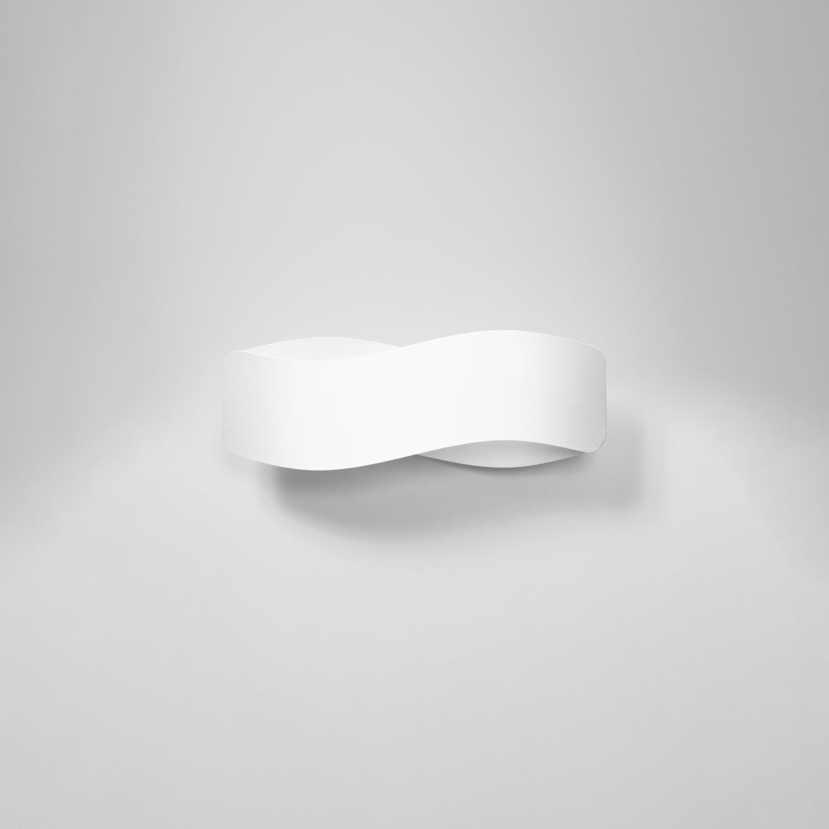 Applique Murale Flux Lumineux 40 Vague Acier Blanc
